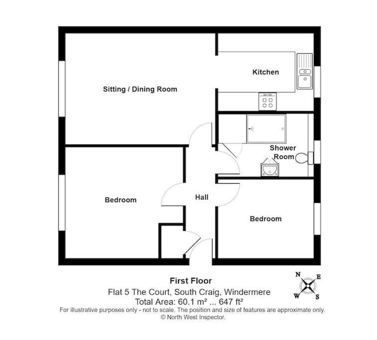 No. 5 The Court-With Free Parking Apartment Windermere Ngoại thất bức ảnh